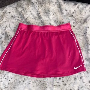 Pink Nike tennis skirt
